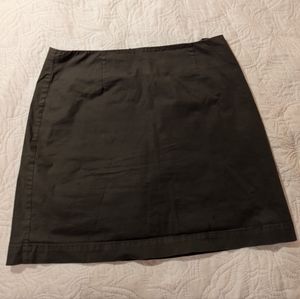 Gap Hunter green high waisted canvas miniskirt